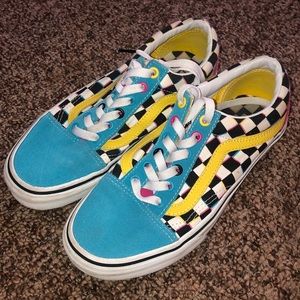 Vans checkerboard Paramore sneakers 7.5